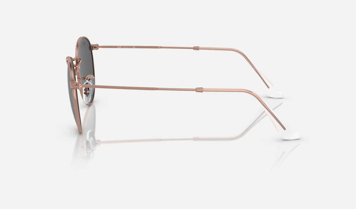 RAY-BAN Round Metal Rose Gold - Dark Grey Sunglasses Sunglasses Ray-Ban