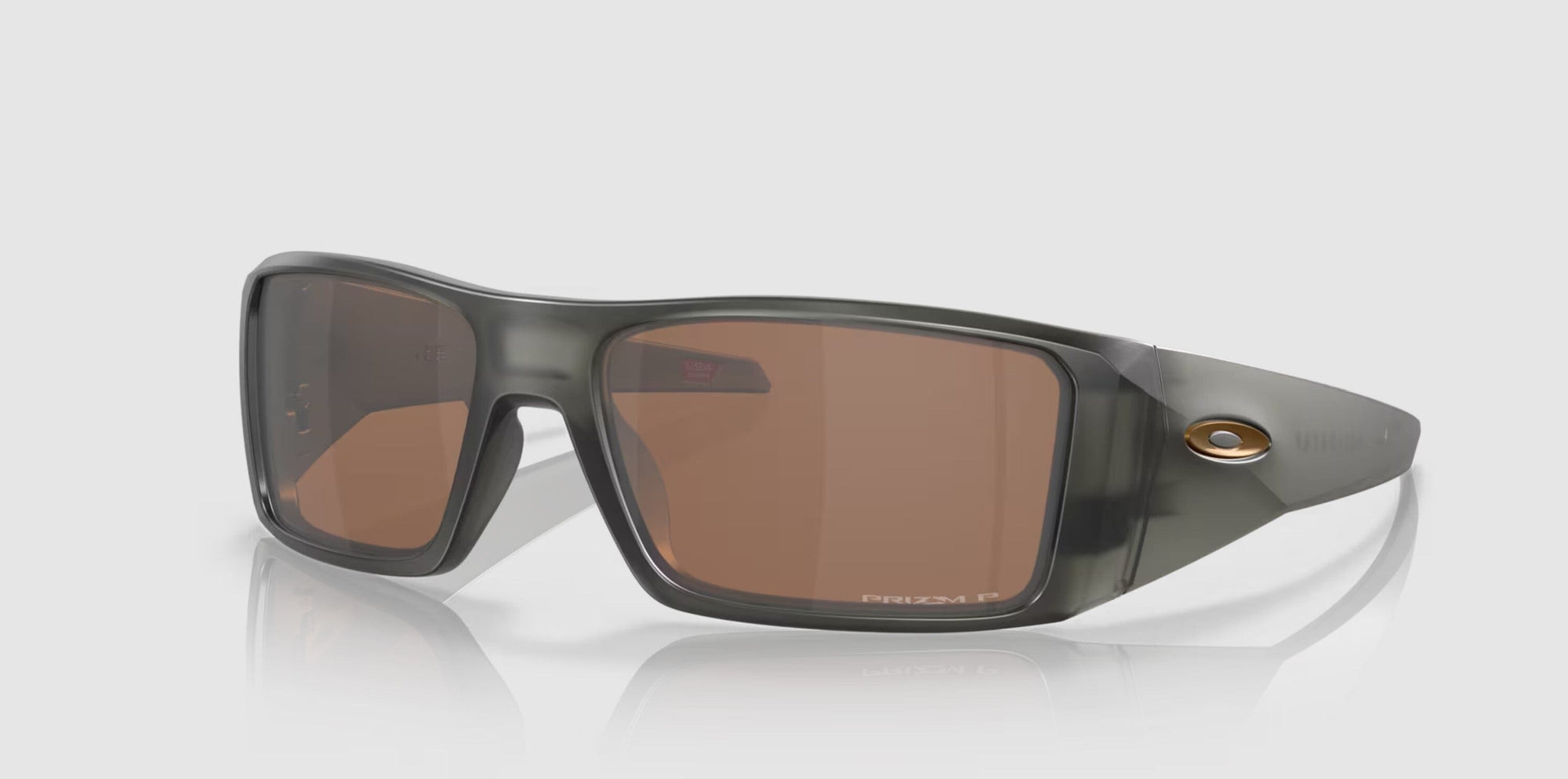 OAKLEY Heliostat Matte Grey Smoke - Prizm Tungsten Polarized Sunglasses Sunglasses Oakley 