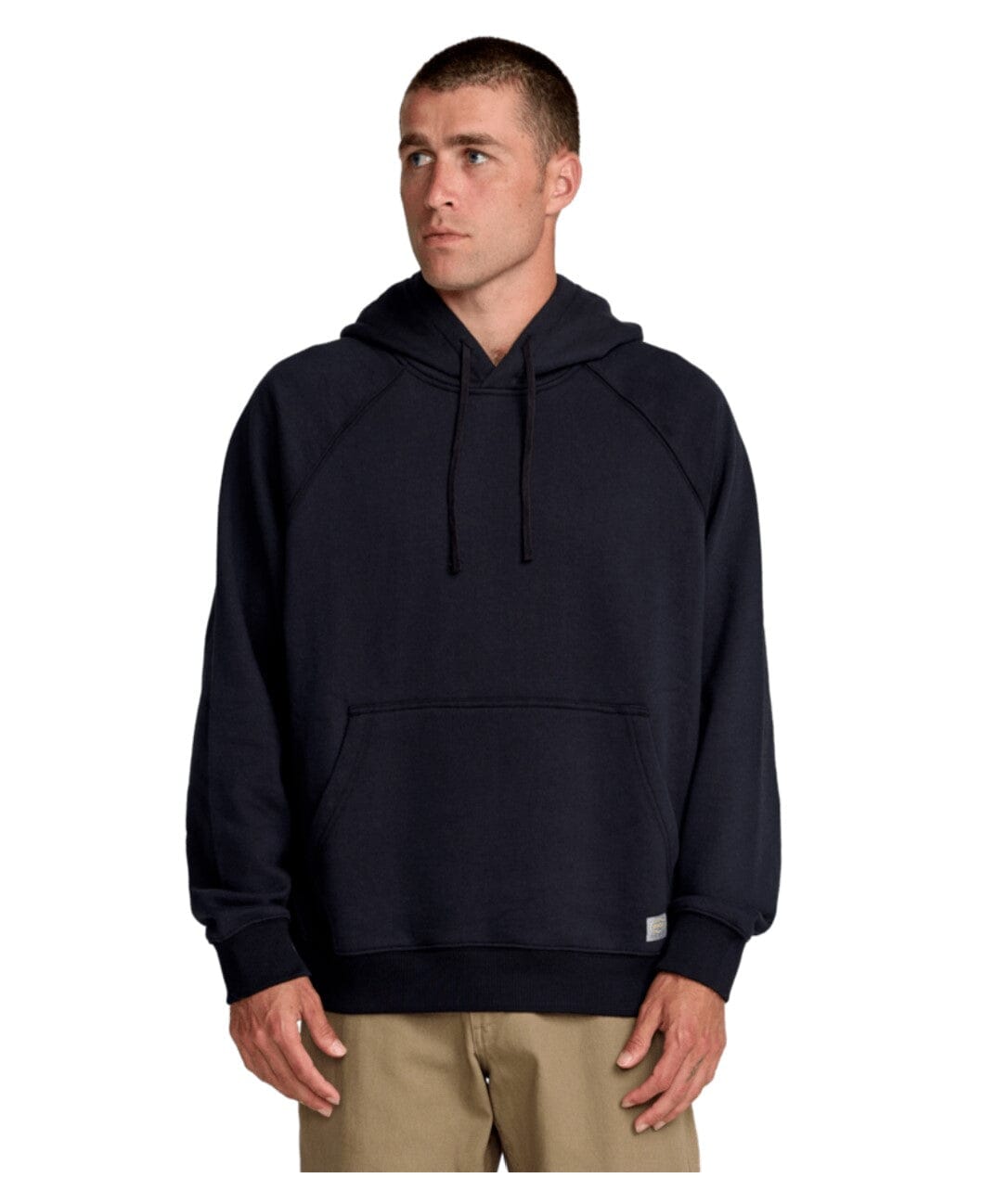 RVCA Dayshift Pullover Hoodie RVCA Black Men's Pullover Hoodies RVCA
