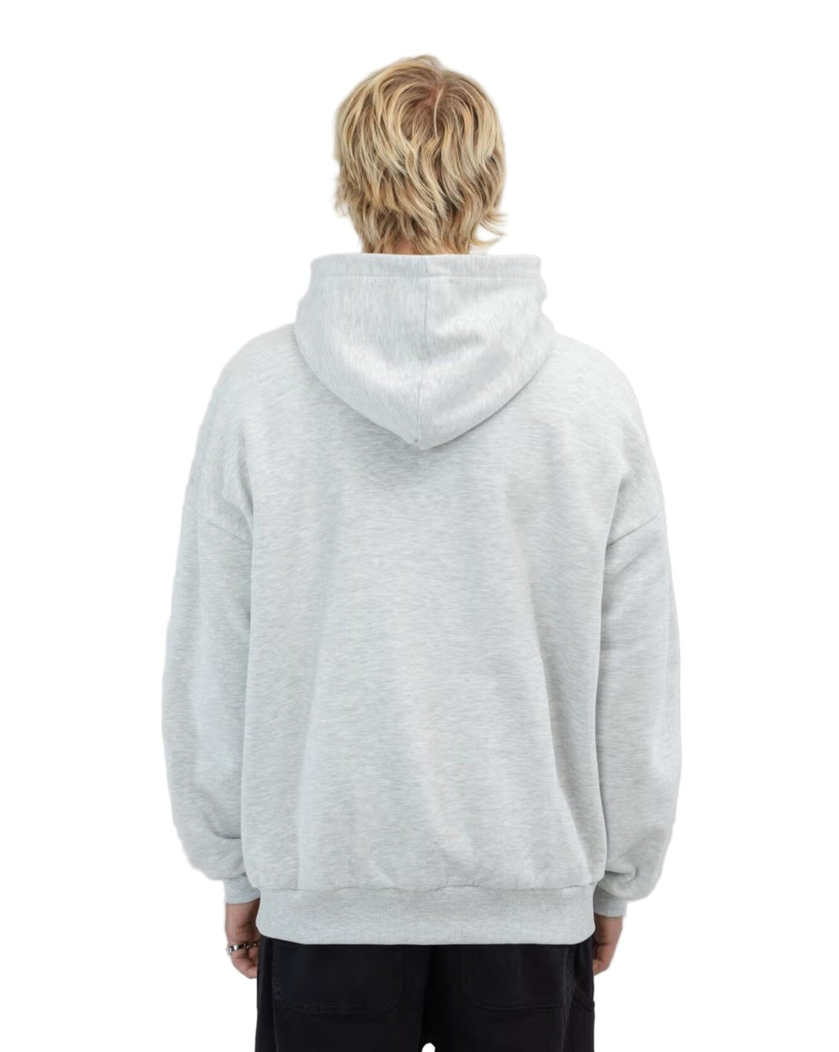 BEYOND MEDALS Puff Pullover Hoodie Grey Men's Pullover Hoodies Beyond Medals