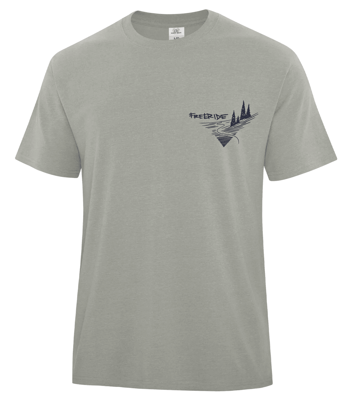 FREERIDE Proper Bowl T-Shirt Grey Men's Short Sleeve T-Shirts Freeride