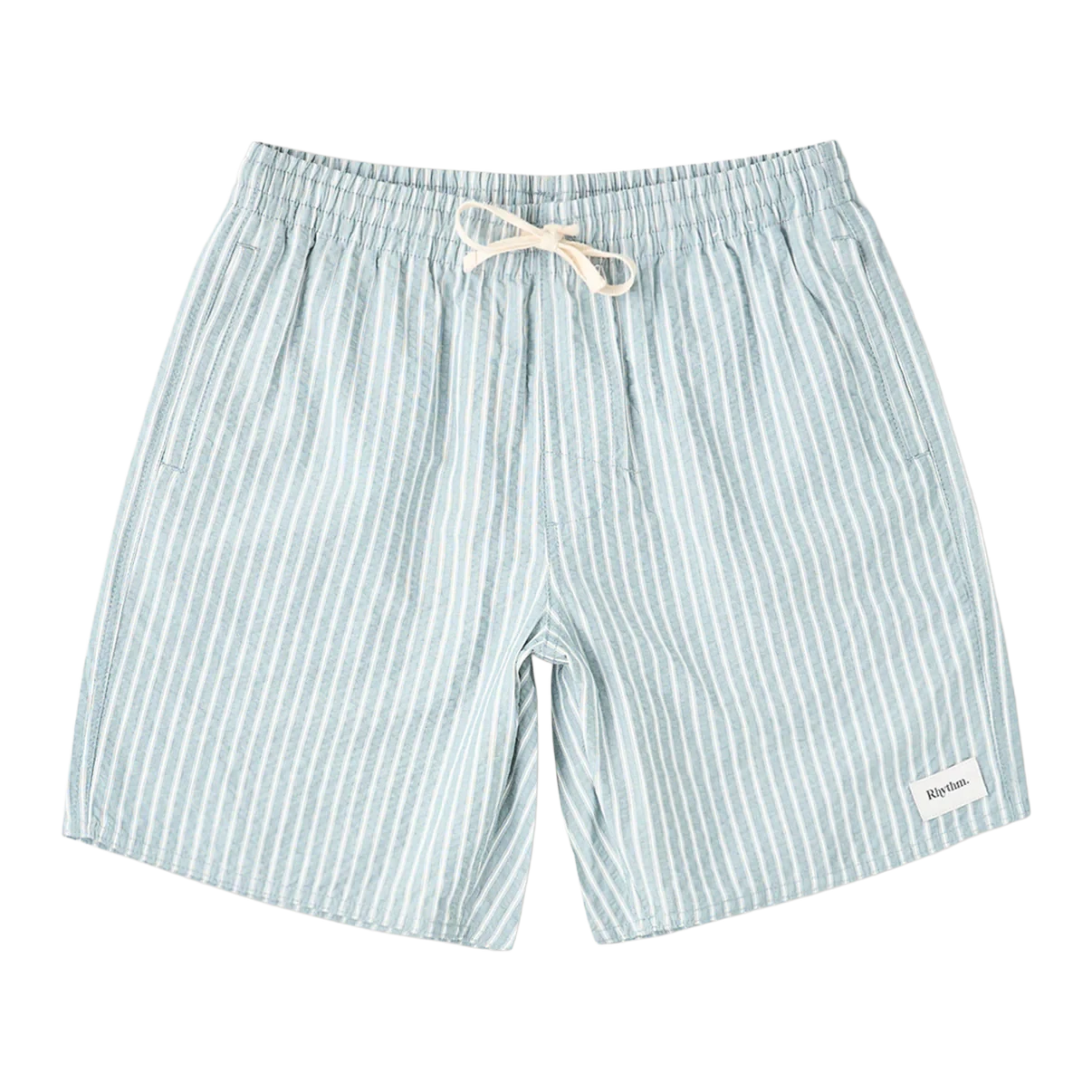 RHYTHM Seersucker Stripe Jam Shorts Pine Men's Walkshorts Rhythm