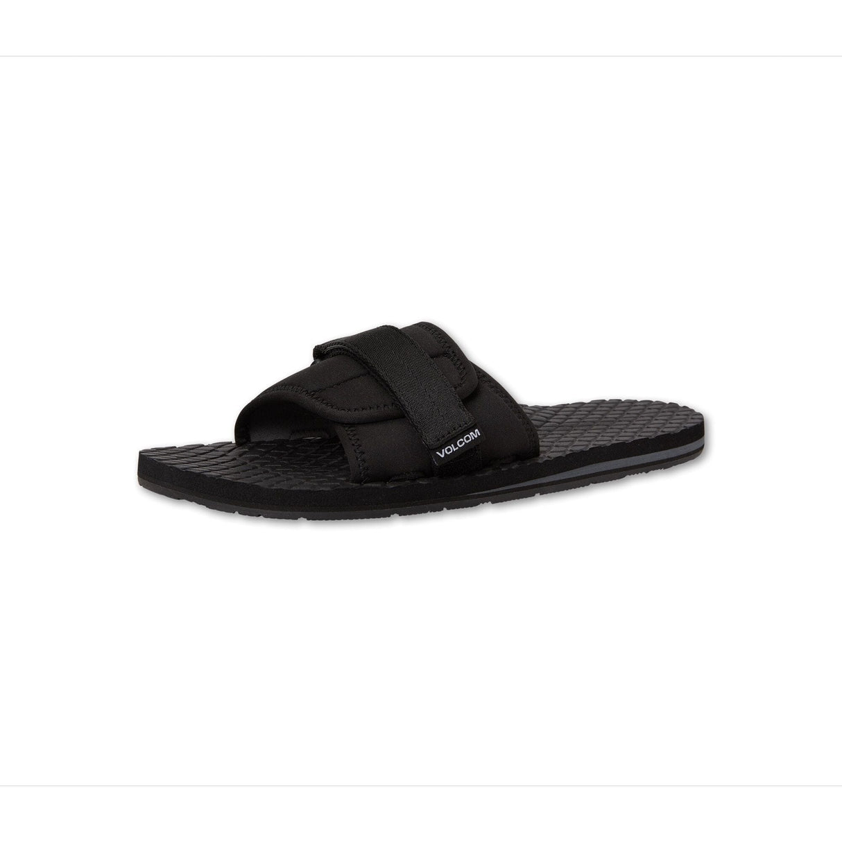 VOLCOM Eco Recliner Slide Black/Grey Men's Sandals Volcom