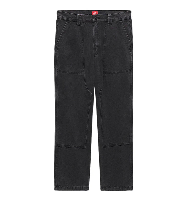 VANS Skate Loose Utility Denim Pants Pirate Black Men's Denim Vans