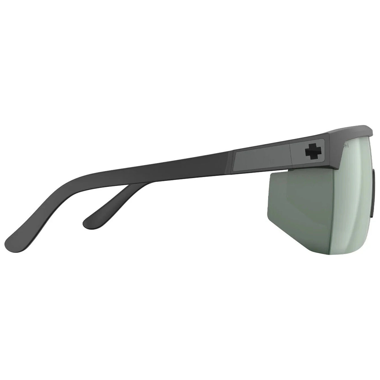 SPY Super Flynn Matte Black - Happy Grey Green Sunglasses Sunglasses Spy