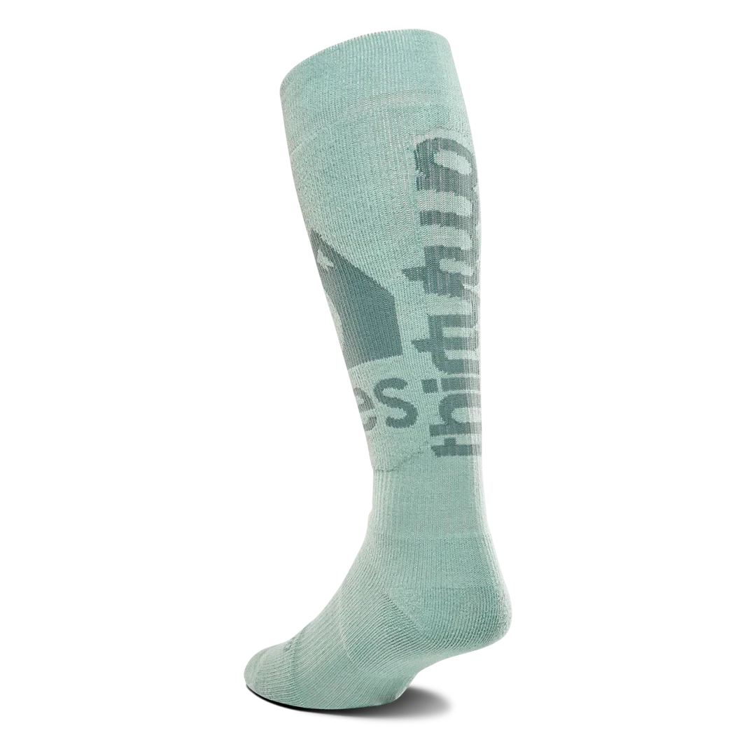 THIRTYTWO Women's Jones Merino Snow Socks Light Blue Women's Snowboard Socks Thirtytwo