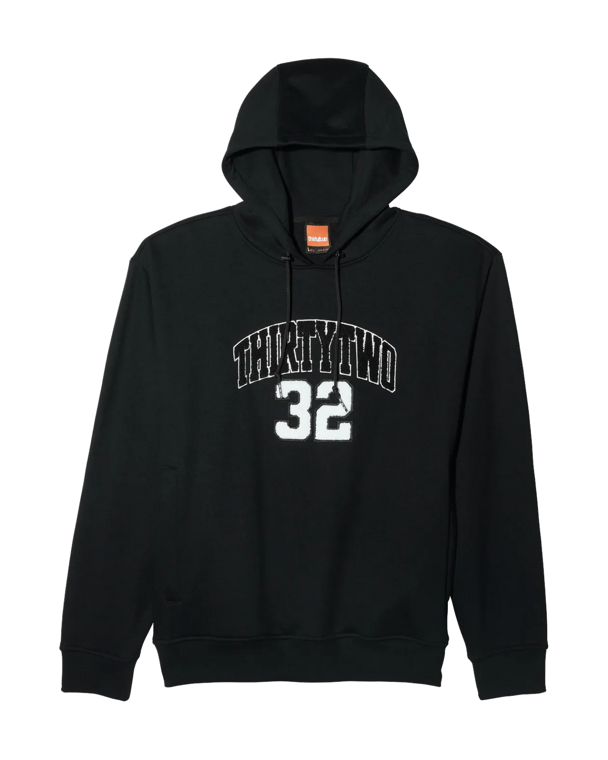 THIRTYTWO 32 Tech Pullover Hoodie Black Men's Pullover Hoodies Thirtytwo