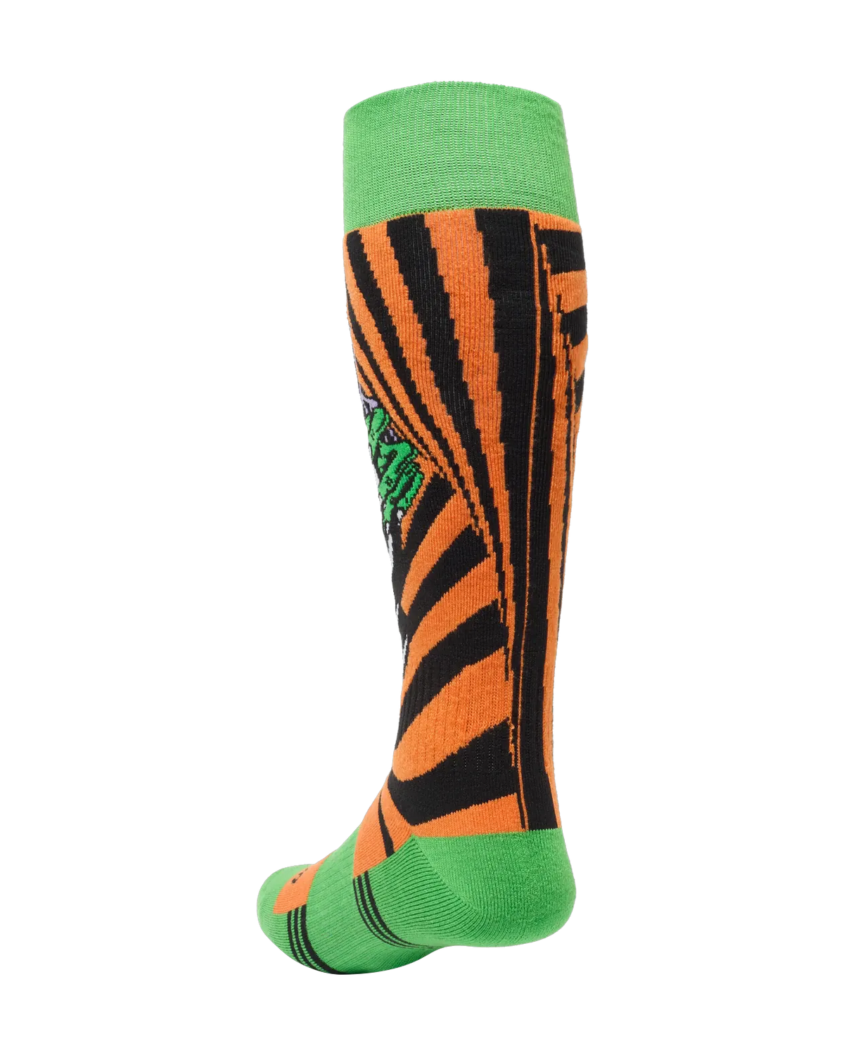 THIRTYTWO Double Snow Socks Lime Men's Snowboard Socks Thirtytwo