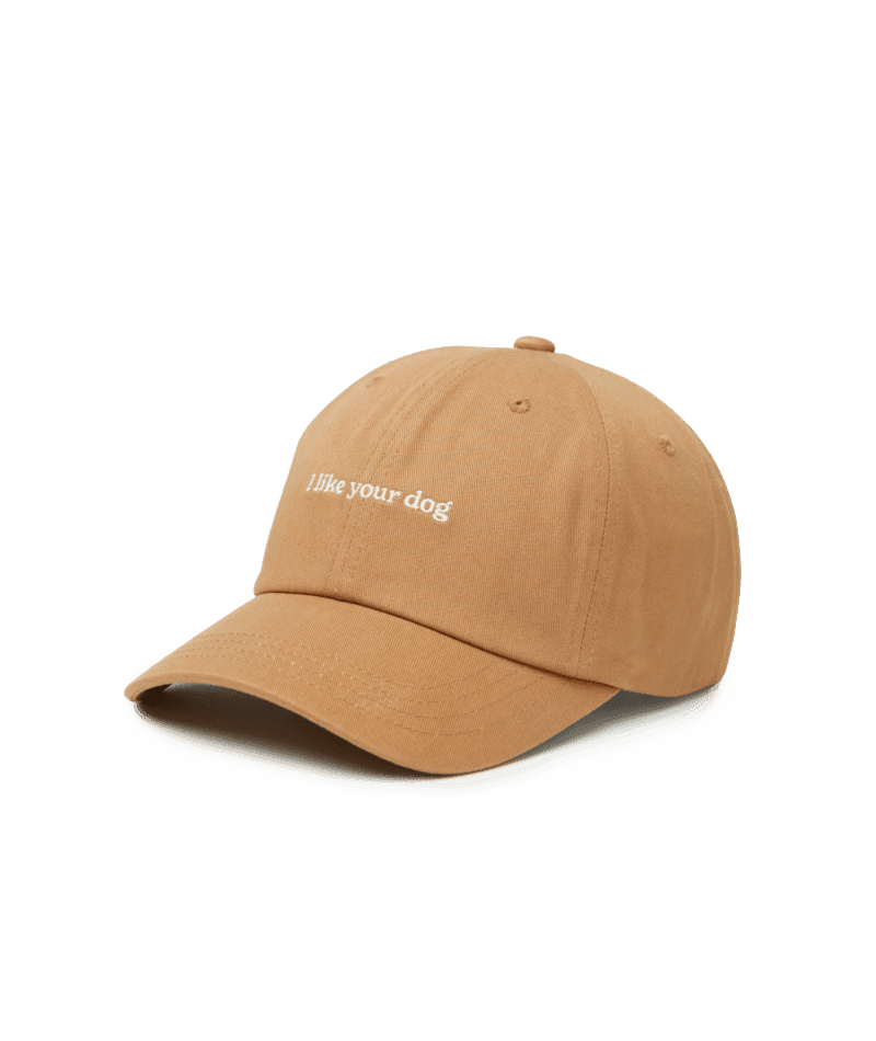 TENTREE Women's Slogan Peak Hat camel/I Like Your Dog Women's Hats Tentree