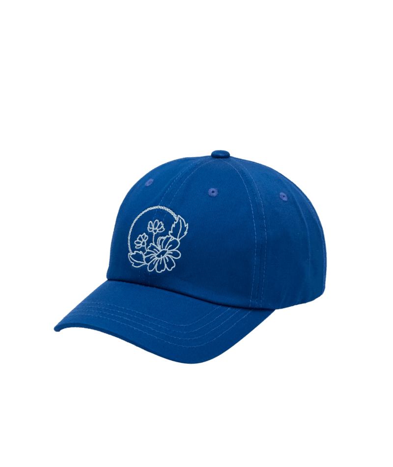 TENTREE Daisy Embroidery Peak Hat Nightfall/Turquois Sky Women's Hats Tentree