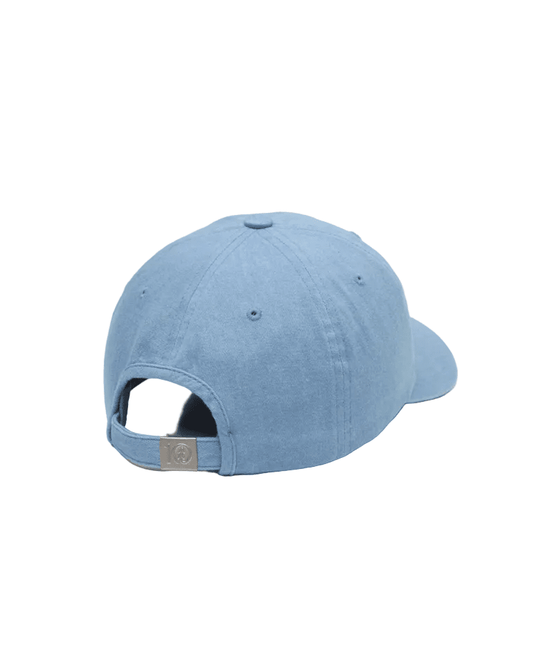 TENTREE Embroidered Denim Peak Hat Light Wash/White Oak Women's Hats Tentree
