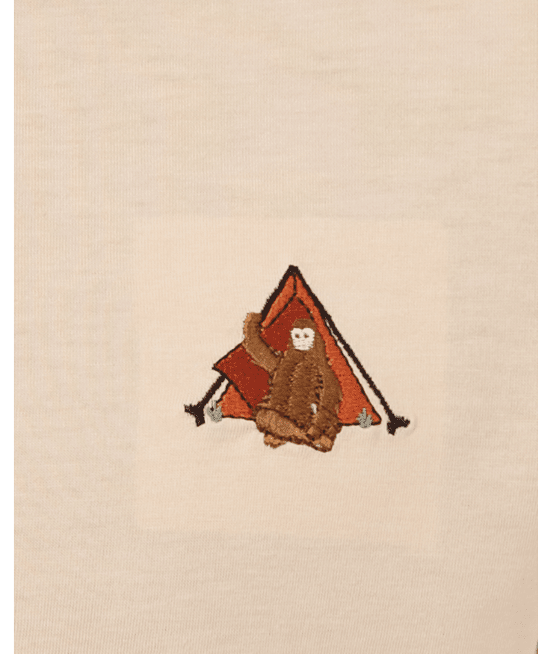 TENTREE Sasquatch T-Shirt Vivid Peach Heather/Tent Men's Short Sleeve T-Shirts Tentree