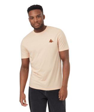 TENTREE Sasquatch T-Shirt Vivid Peach Heather/Tent Men's Short Sleeve T-Shirts Tentree