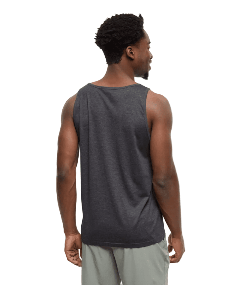 TENTREE Pender Tank Meteorite Black Heather Men's Tank Tops Tentree