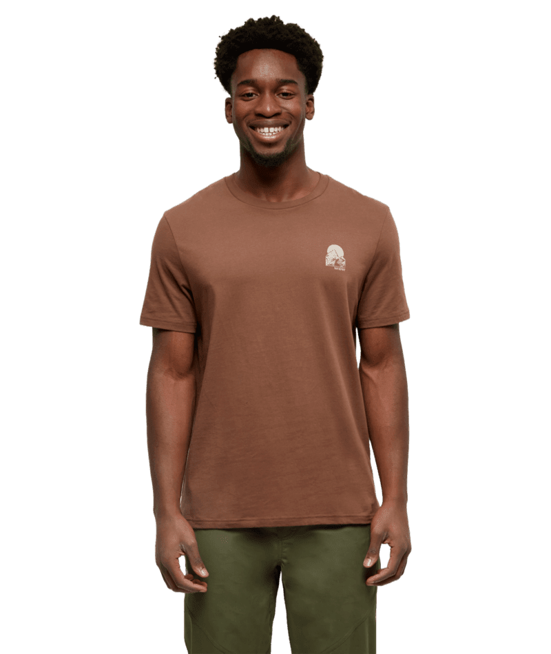 TENTREE Summit T-Shirt Clove/Vintage White Men's Short Sleeve T-Shirts Tentree