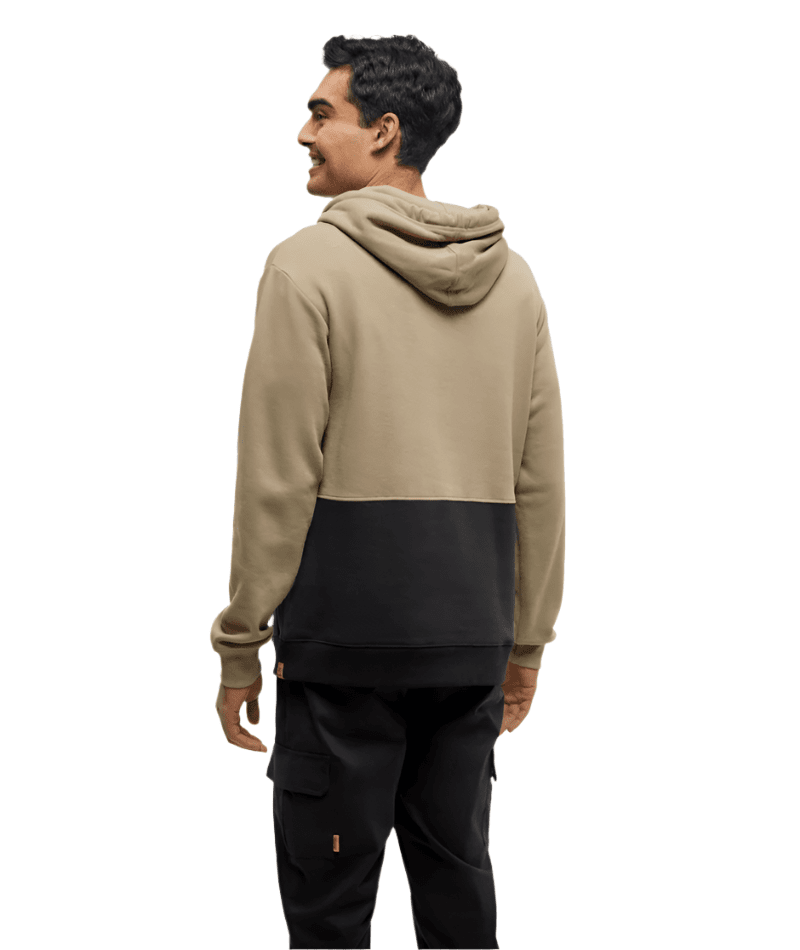 TENTREE Howson Hoodie Khaki/Meteorite Black Men's Pullover Hoodies Tentree