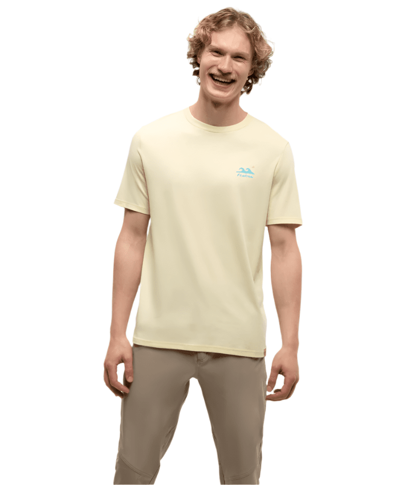 TENTREE Seaforestation T-Shirt Anchor Sunray/Sea Blue Men's Short Sleeve T-Shirts Tentree