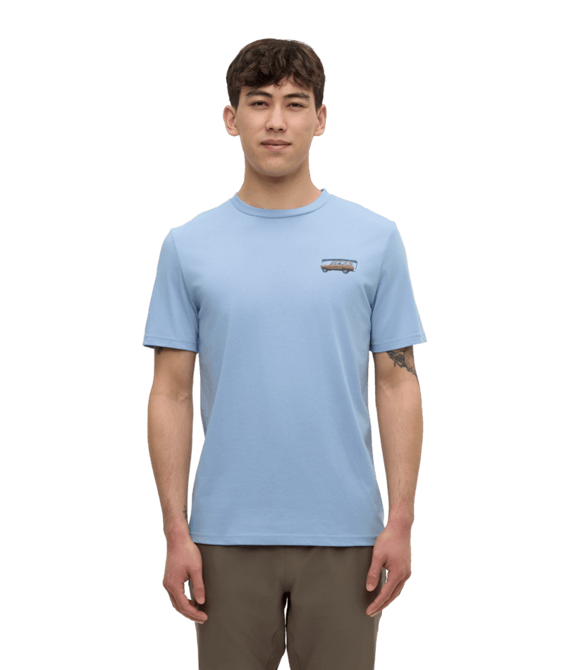 TENTREE Lake Tentree T-Shirt Lakeside Blue/Lake Day Men's Short Sleeve T-Shirts Tentree
