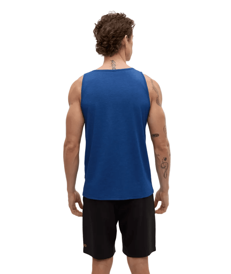 TENTREE Weekend Wave Tank Nightfall Heather/Clay Men's Tank Tops Tentree
