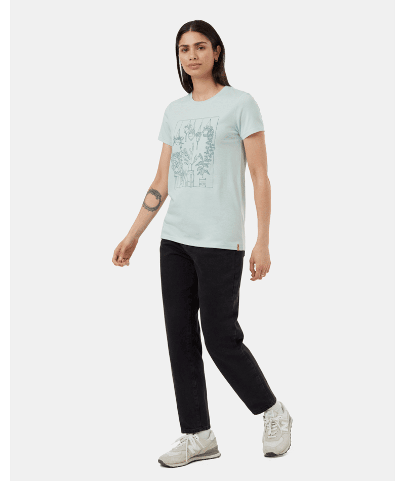 TENTREE Women's Plant Club T-Shirt Surf Spray Heather/Mountain Mist Women's T-Shirts Tentree