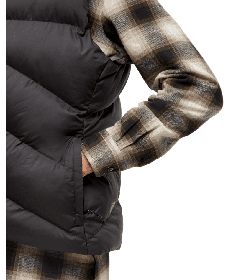 TENTREE Women's Boulder Vest Meteorite Black Women's Vests Tentree