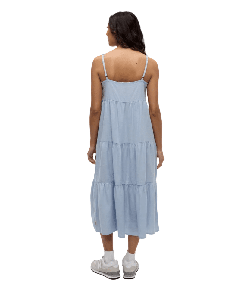 TENTREE Women's Hopewell Dress Lakeside Blue Women's Dresses Tentree