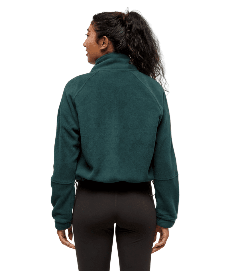 TENTREE Women's Palisade Full Zip Forest Pine Women's Zip Hoodies Tentree