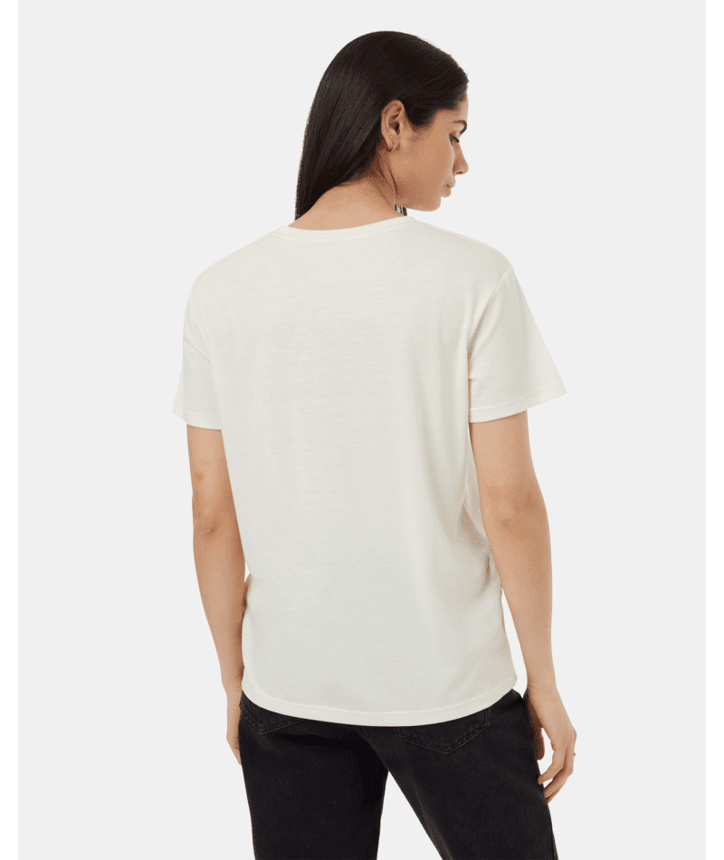 TENTREE Women's Artist Series Oasis T-Shirt Undyed/Blue Glow Women's T-Shirts Tentree