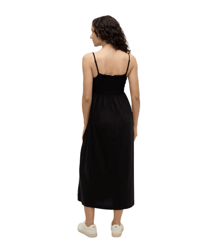 TENTREE Women's Driftwood Dress Meteorite Black Women's Dresses Tentree