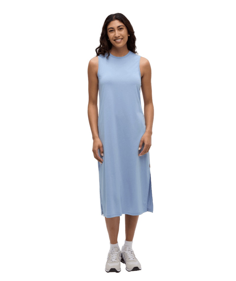 TENTREE Women's Valley Dress Lakeside Blue Women's Dresses Tentree