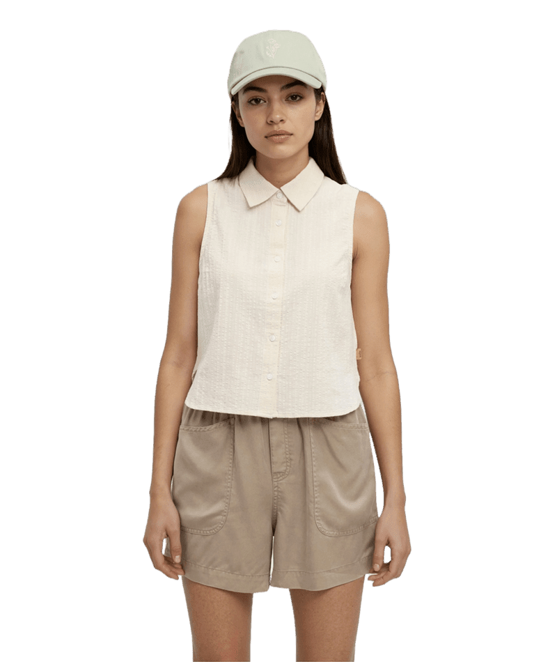 TENTREE Women's Robins Shirt White Oak Women's Blouses Tentree