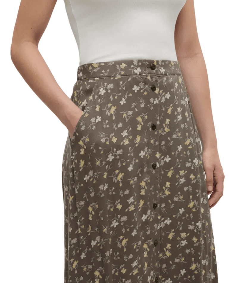 TENTREE Women's Ashland Skirt Timber/Scattered Floral Women's Skirts Tentree