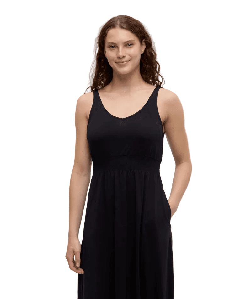 TENTREE Women's Hemlock Dress Meteorite Black Women's Dresses Tentree