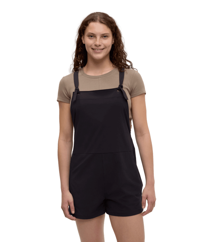 TENTREE Women's Grove Romper Meteorite Black Women's Rompers & Jumpsuits Tentree