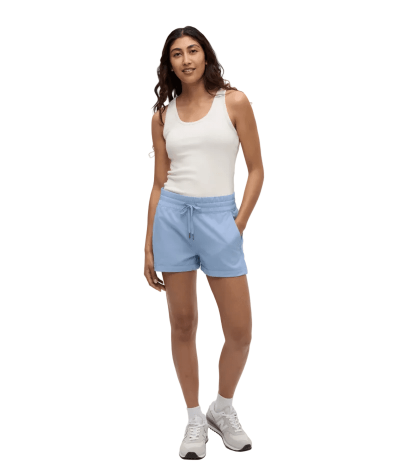 TENTREE Women's Westin Hybrid Shorts Lakeside Blue Women's Shorts Tentree