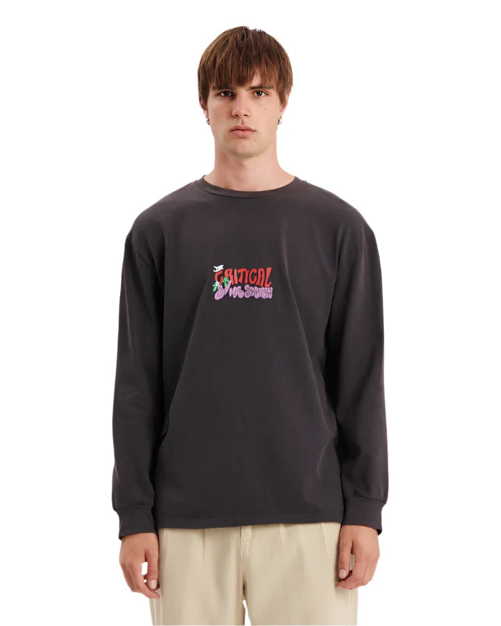 CRITICAL SLIDE Etiquette Long Sleeve T-Shirt Phantom Men's Long Sleeve T-Shirts The Critical Slide Society