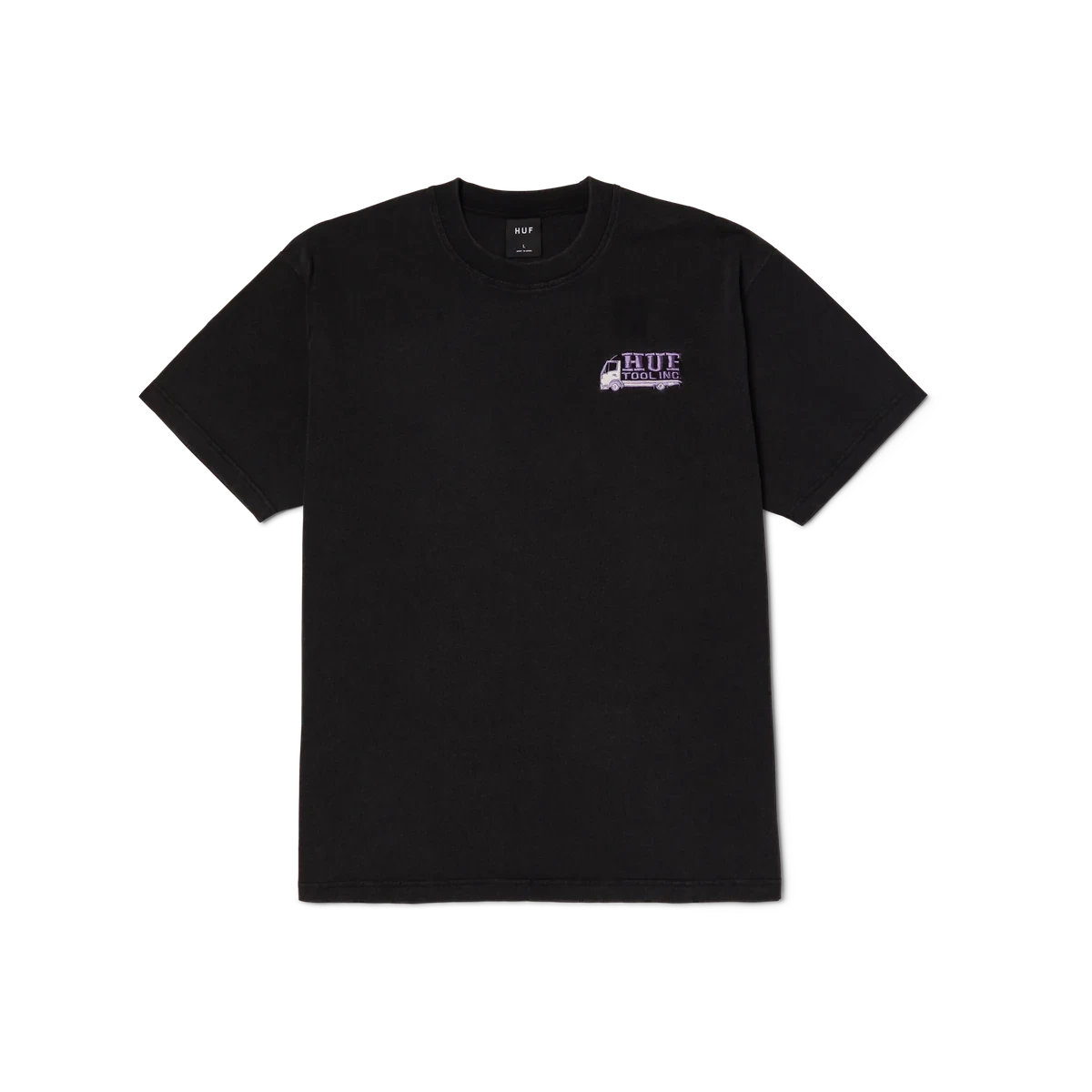 HUF Tool Inc. T-Shirt Washed Black Men's Short Sleeve T-Shirts huf