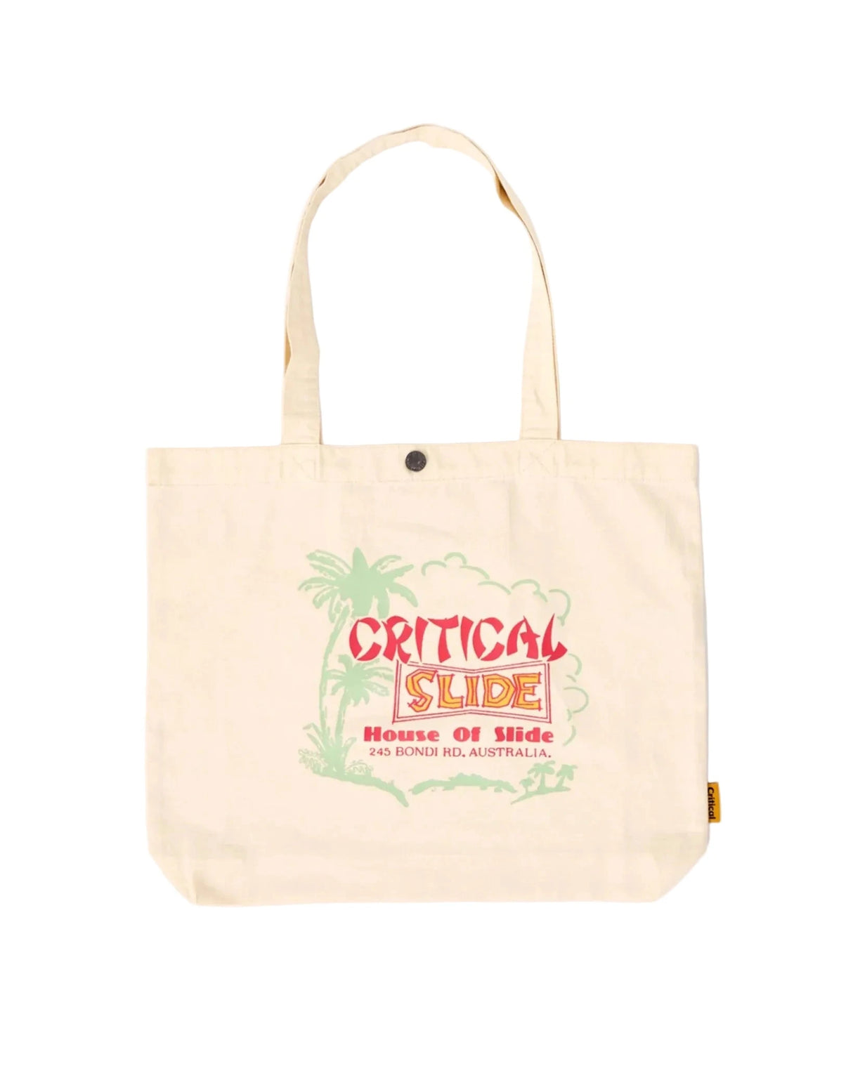 CRITICAL SLIDE Matchbox Tote Bag Ecru Tote Bags The Critical Slide Society