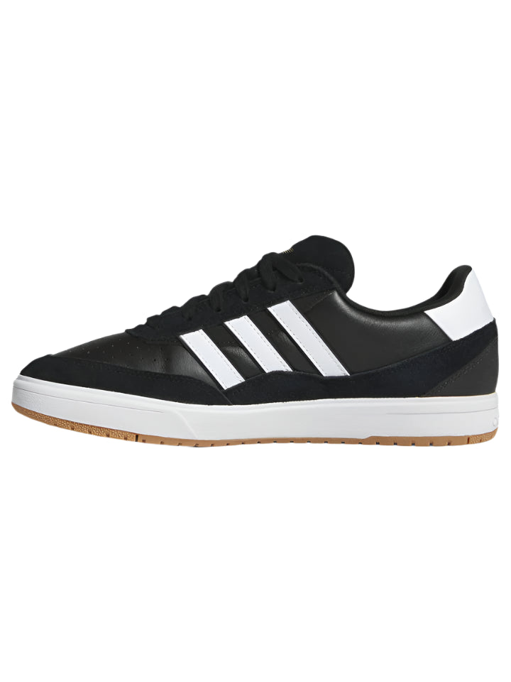 ADIDAS Tyshawn II Shoe Core Black/White/Gum 4 Men's Skate Shoes Adidas