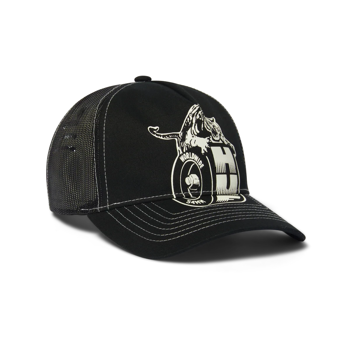 HUF Urethane Trucker Hat Black Men's Hats Huf