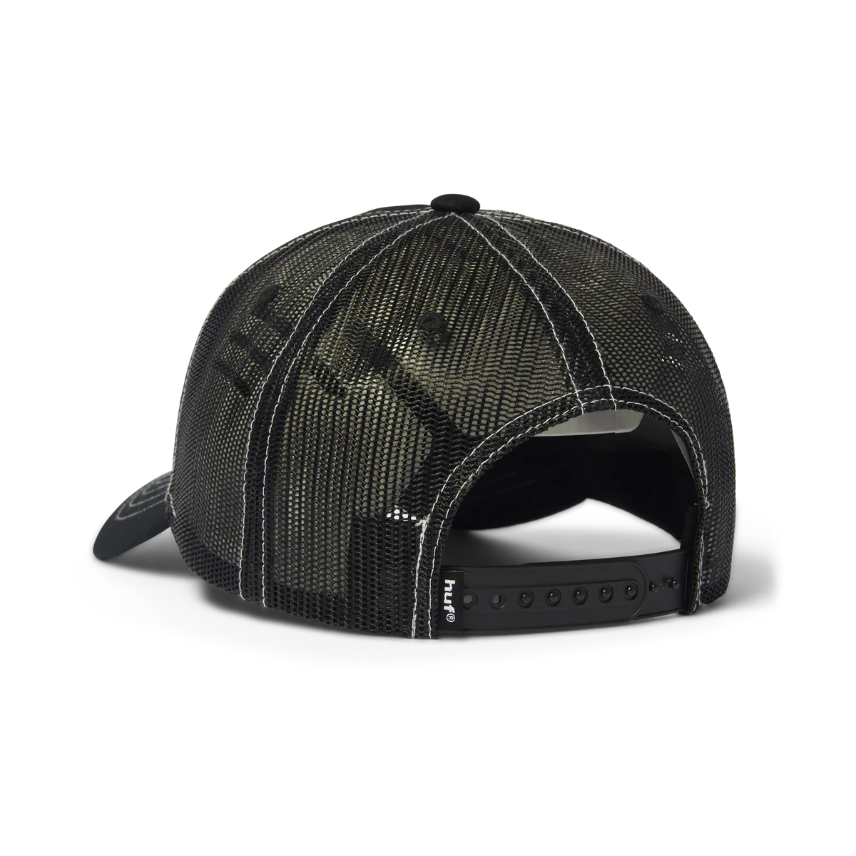 HUF Urethane Trucker Hat Black Men's Hats Huf