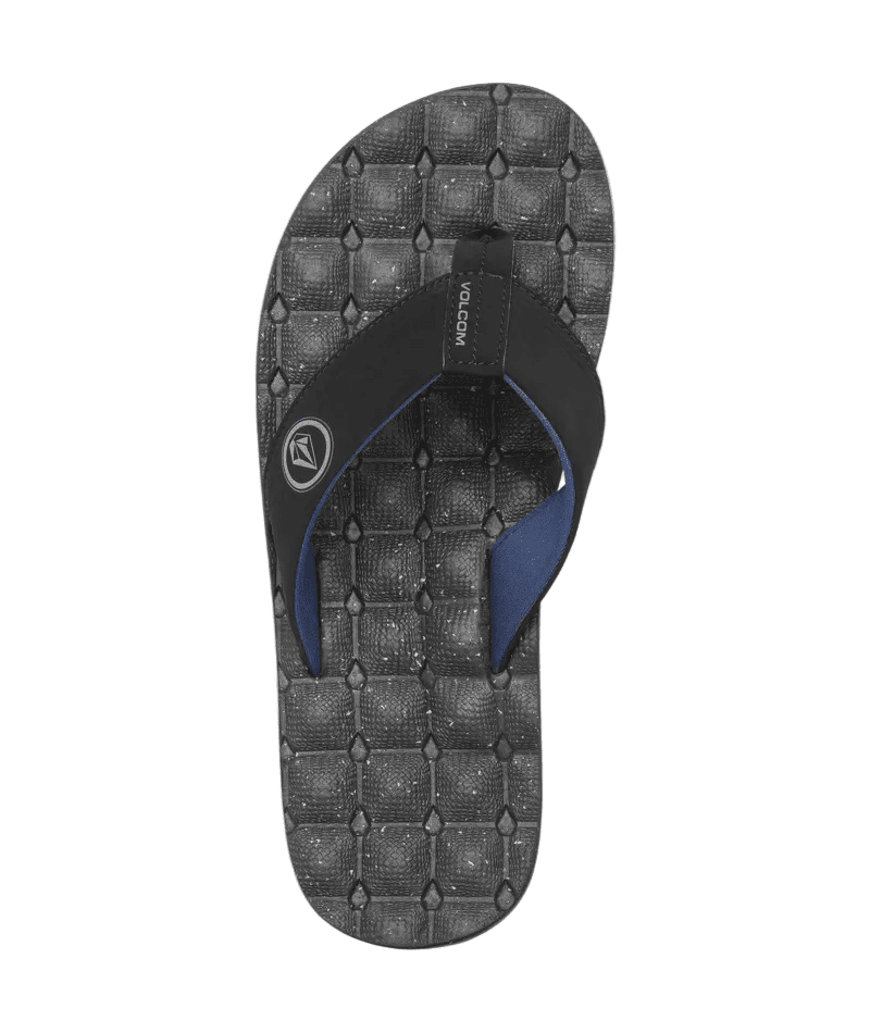 VOLCOM Recliner Sandals Grey Blue Men's Sandals Volcom