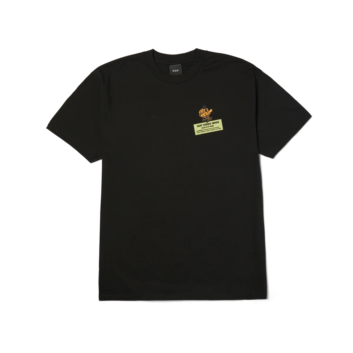HUF Video Genie T-Shirt Black Men's Short Sleeve T-Shirts Huf
