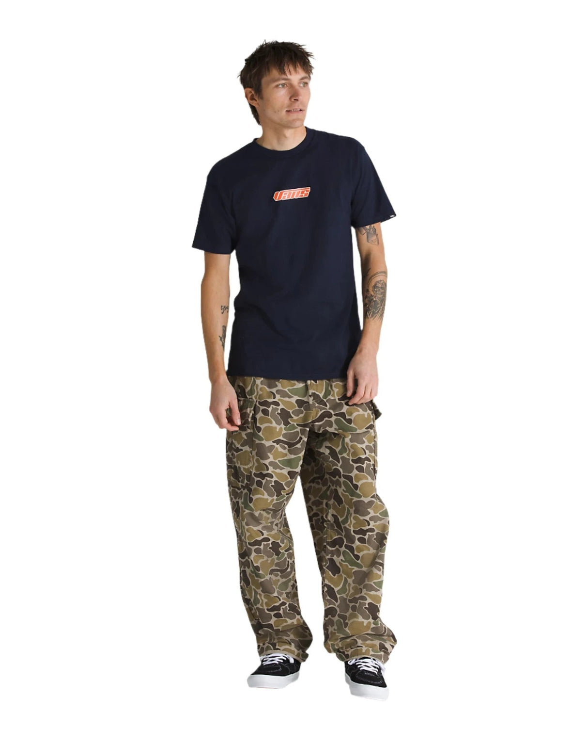 VANS Range Cargo Baggy Tapered Elastic Pant Bungee Cord / Turkish Coffee Men's Pants Vans