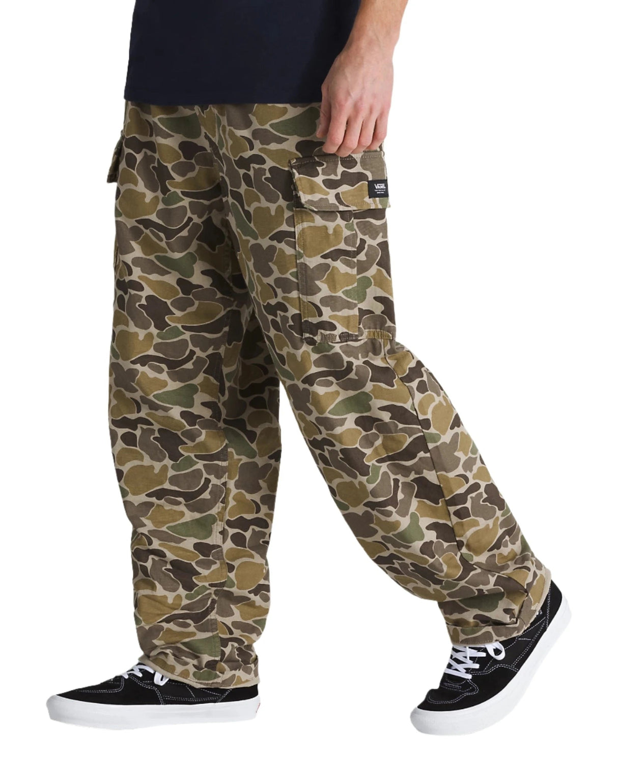 VANS Range Cargo Baggy Tapered Elastic Pant Bungee Cord / Turkish Coffee Men's Pants Vans