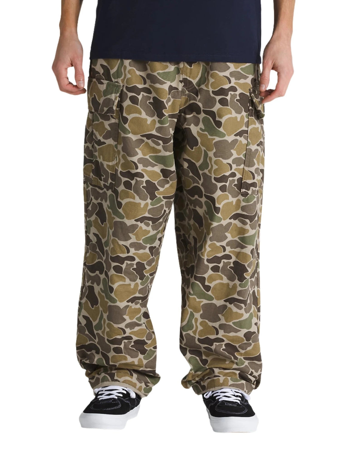 VANS Range Cargo Baggy Tapered Elastic Pant Bungee Cord / Turkish Coffee Men's Pants Vans