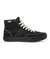 VANS Crockett High Decon Shoes Black/Black/White Men's Skate Shoes Vans 