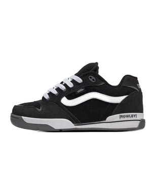 VANS Rowley XLT Shoes Black/White Men's Skate Shoes Vans 