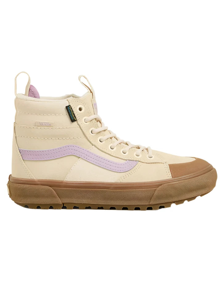 VANS Women's SK8-Hi MTE Shoes White/Purple Women's Winter Boots Vans