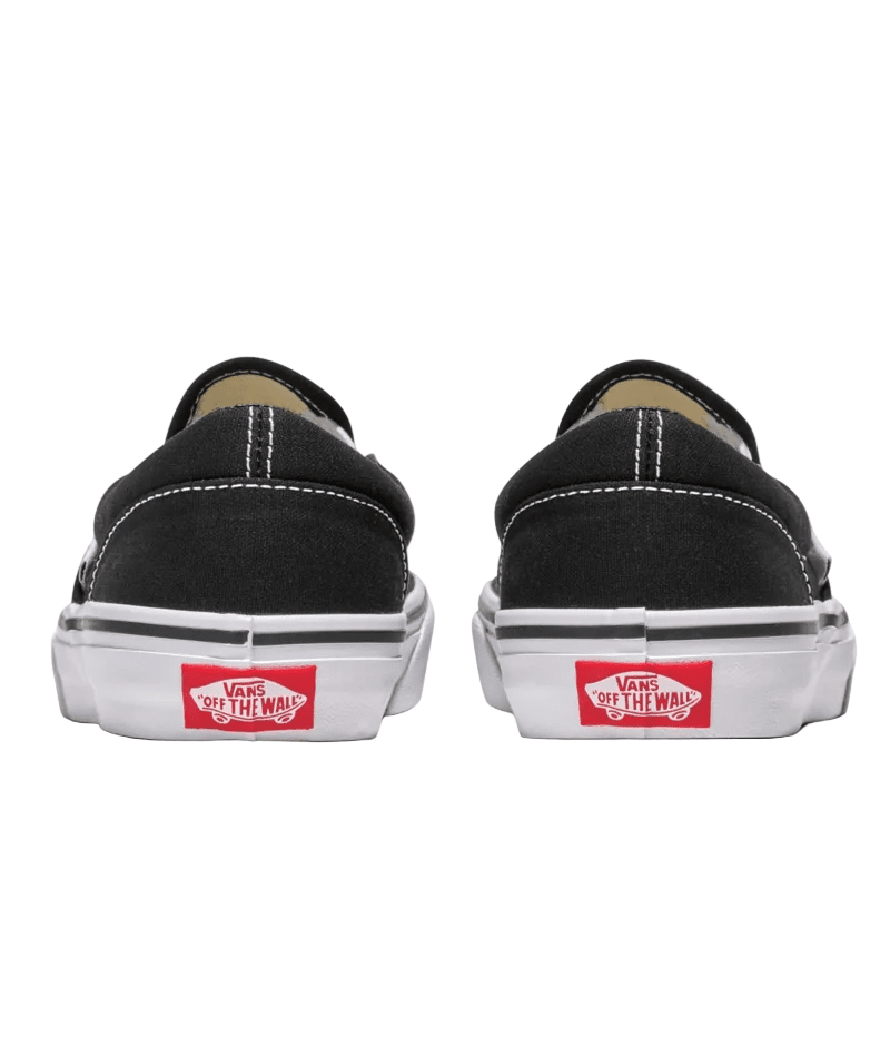 VANS Kids Classic Slip-On Shoes Black Youth and Toddler Skate Shoes Vans